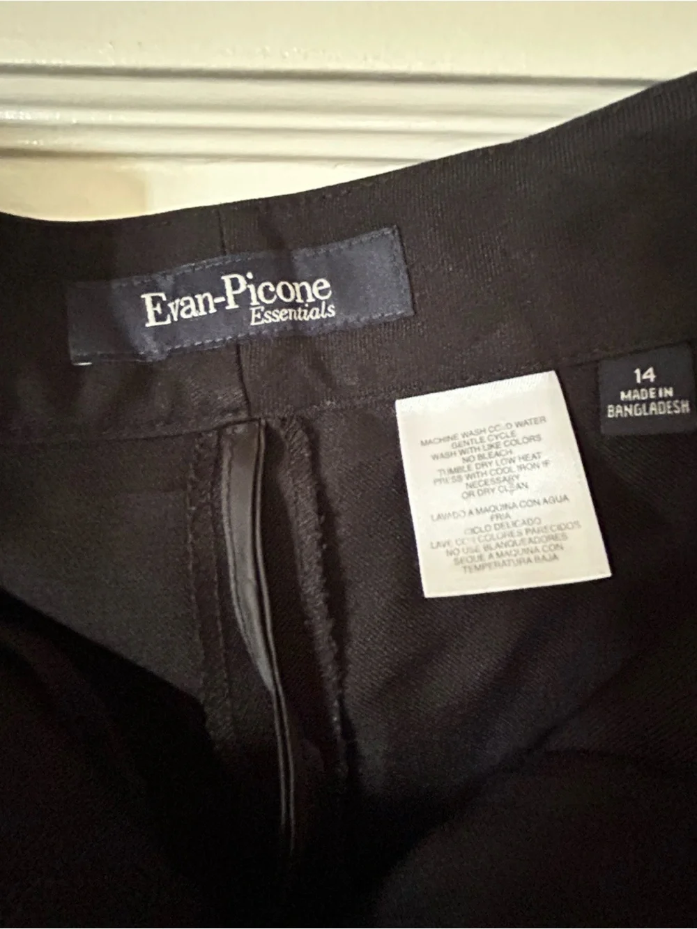 Evan Picone Black Women’s Dress Pants - Straight Leg